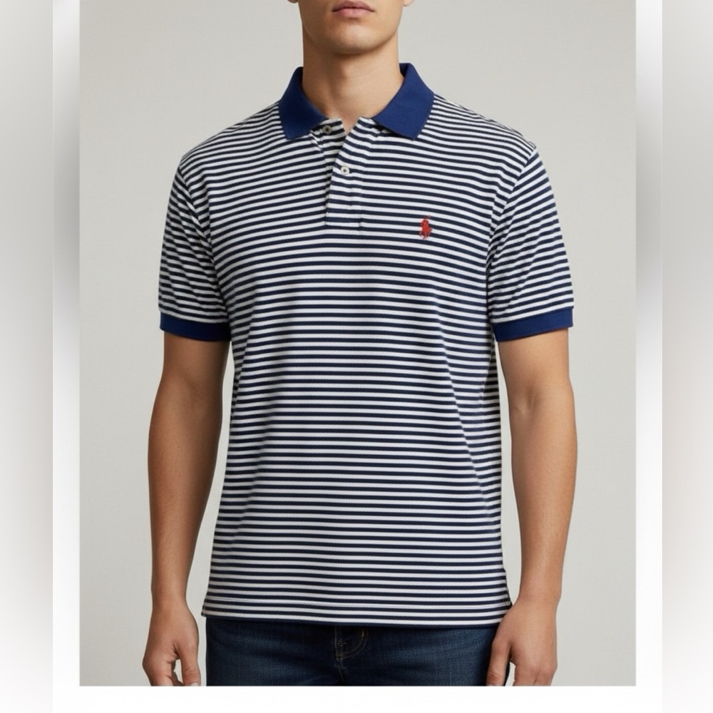 Men’s striped Polo shirt by Ralph Lauren‎ size L